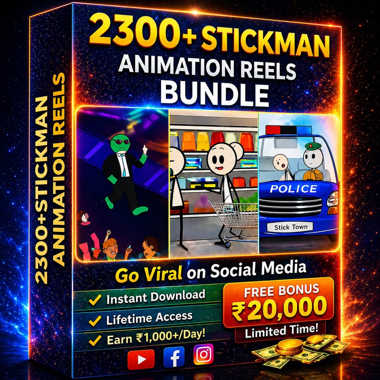 Stickman Animation Video Collection